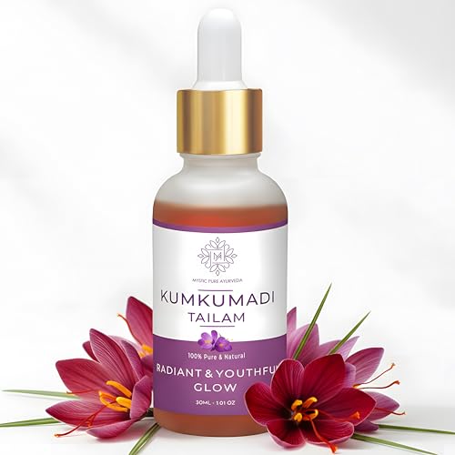 Image of Mystic Pure Kumkumadi Tailam Face Oil For Glowing Skin Nourish Your Skin, Enhance Radiance | Enriched With Saffron, Rakta Chandan And Manjistha -15ml
