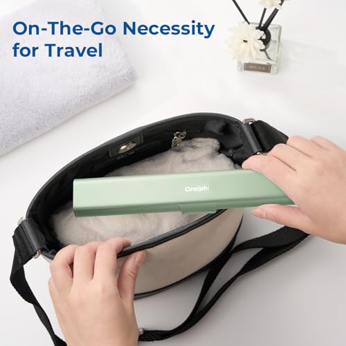 Oralphi Aluminum Toothbrush Travel Case, Portable Travel Toothbrush Holder, Durable Manual Toothbrush Box Container for Traveling, Bathroom, Camping, Business Trip-Green by Oralphi - Image 4