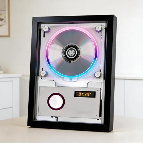 Lecteur CD portable avec haut-parleur intégré et télécommande numérique