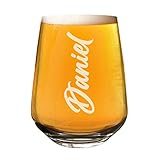 Bier-Gin-Glas, personalisierbar, Aufschrift 'Cidre', personalisierbar