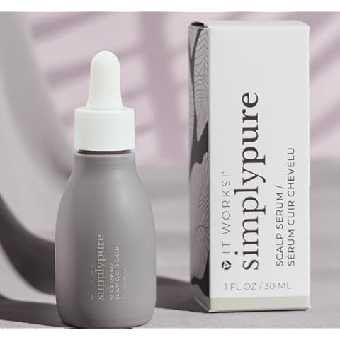 It Works! Simplypure Scalp Serum for Hair Growth with AnaGain™ - Nourishing Scalp Moisturizer, Reduces Shedding & Breakage, Volumizes & Shines, Clear Scalp Treatment for Healthier, Stronger Hair Cover