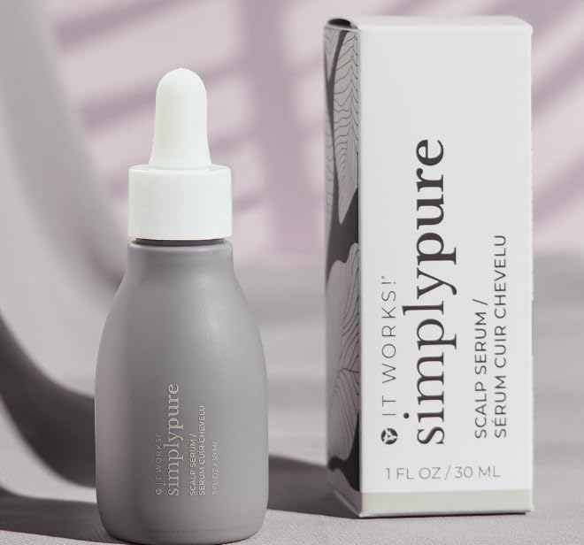 It Works! Simplypure Scalp Serum for Hair Growth with AnaGain™ - Nourishing Scalp Moisturizer, Reduces Shedding & Breakage, Volumizes & Shines, Clear Scalp Treatment for Healthier, Stronger Hair
