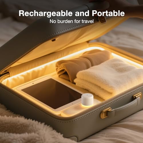Image of LEICEX Portable Sound Machine,Travel Sound Machine with Light,15 Non-Looping Sound Timer and Memory Play, Mini White Noise Machine for Sleeping Office Privacy Travel Gift