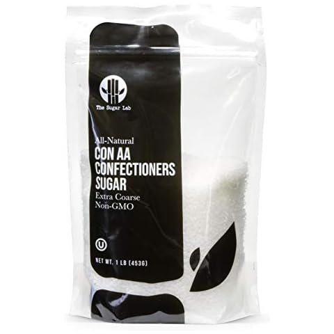 The Sugar Lab Confectioners Sugar - Extra Coarse Sugar - 1 Pound - Con AA Cover