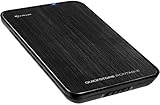 Sharkoon Quickstore Portable USB 3.0 Gehäuse für 2,5 Zoll (6,4cm) SATA Festplatte inkl. Backup Funktion schwarz