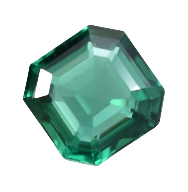 Émeraude naturelle 13x13 mm taillée en vrac pour la création de bagues et de pendentifs