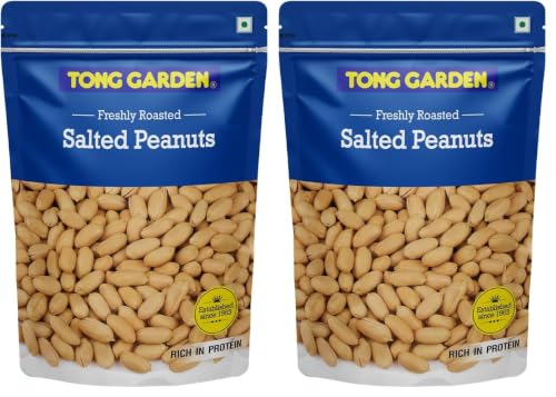 Image of Tong Garden Salted Peanuts 370g (Pack of 2)