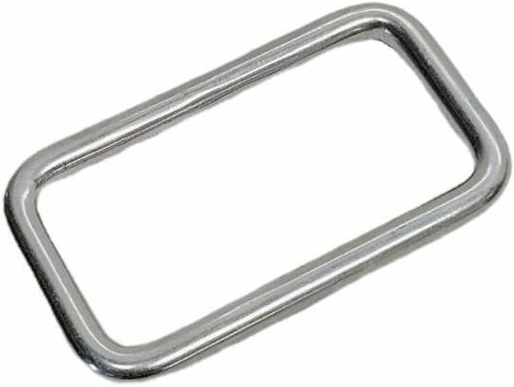 4 Pcs Marine 5/16" x 3" Rectangular Ring Link Rectangle Loop T304 Stainless Steel, 1100 Lb WLL