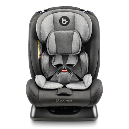 Cadeira Para Auto 0-36 Kg Litet Mass Preta e Cinza - BB458