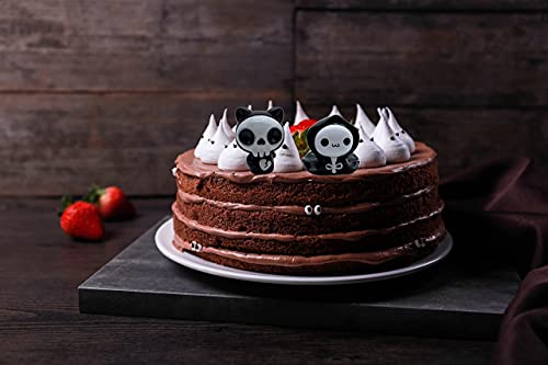 Couoc Miniature Fairy Garden Decor Resin Accessor,Dollhouse Accessories Rockery And Fake Stone Landscaping Ornaments Accessory Succulent Flower Pot Outdoor Statues (8Pcs Reapers And Pumpkins) #TOP6