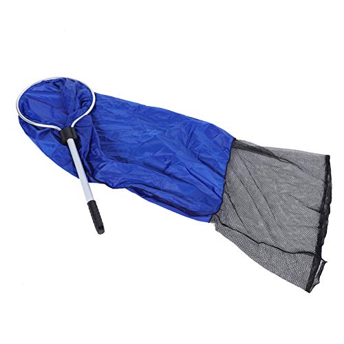 Aquarium Fish Net, Soft Fish Transfer Net Long Koi Tansfer Mesh Basket with 20-inch Long Handle for...