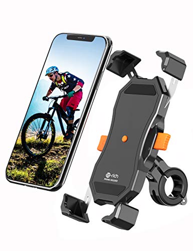 Fahrrad Handyhalterung, Te-Rich 360u00b0Drehbare Handyhalterung Motorrad, Anti-Shake Handyhalter Fahrrad Kompatibel mit iPhone 11/ iPhone 11 Pro/iPhone 11 Pro Max, Samsung S10 und 4.7u0093 - 6.5 Smartphones