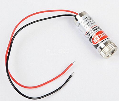 Focusable 650nm 5mw Red Line Laser diode Module Focus Adjustable laser Head Light Pack of 10