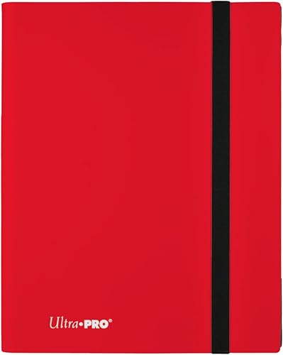 Ultra Pro Eclipse PRO - Binder de 9 bolsillos, color rojo manzana