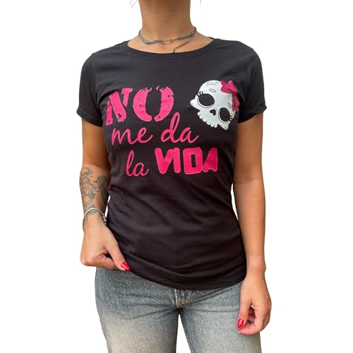 Los Eventos de la Tata - Camisetas Divertidas para Mujer - No me da la Vida- Camisetas Originales (FR/ES, Letras, 5XL, Grande, Regular)