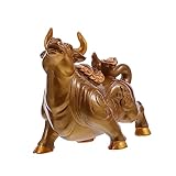 Desktop-viehdekor: schicken sie dieses einzigartige viehdekor an leute, die gerne tee trinken, und machen sie sie glücklich, tee-haustier-vieh-ornament