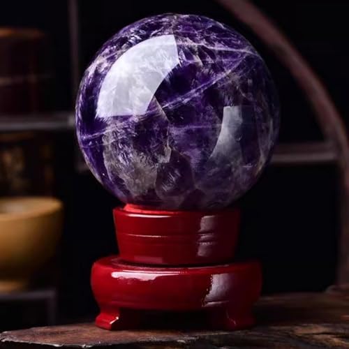 Boule d'améthyste de guérison reiki et divination pour libérer les blocages