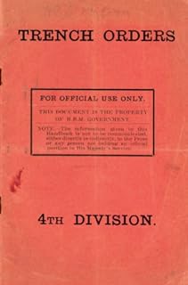 WW1 Trench Orders Booklet - Replica