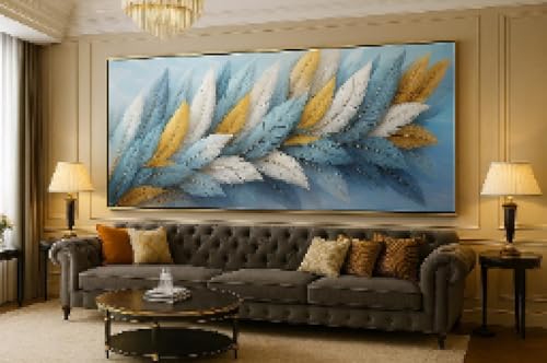 Impression sur toile plumes affiches abstraites de salon