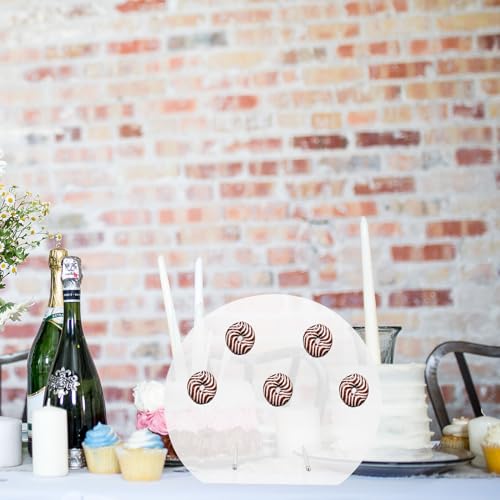 Présentoir à beignets transparent acrylique support mural donuts pour desserts - 8