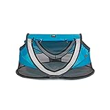 Deryan peuter Cuna de viaje azul