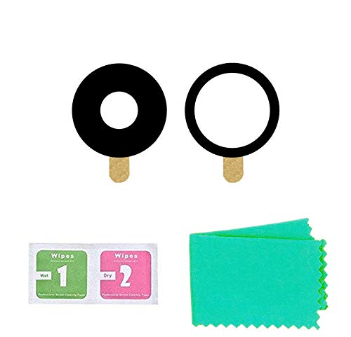 2 Piezas Vidrio Compatible para iPhone 11 A2111, A2223, A2221 Lente de Cristal de la Principal Cámara Trasera de Repuesto con Adhesivo, de la Objetivo Posterior Reemplazo Lentes