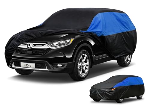 Image of GUNHYI Honda Car Cover Custom Fit Honda CR-V Waterproof All Weather, Lightweight Full Exterior Cover for Automobiles Outdoor Sun UV Rain Dust Snow Wind Protection.