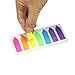 Megrocle 4 Pack Neon Page Markers Writable and Repositionable Fluorescent Sticky Arrow Flags, Index Page Tabs for Post Sign Marker, 7 Colors 560 Pieces
