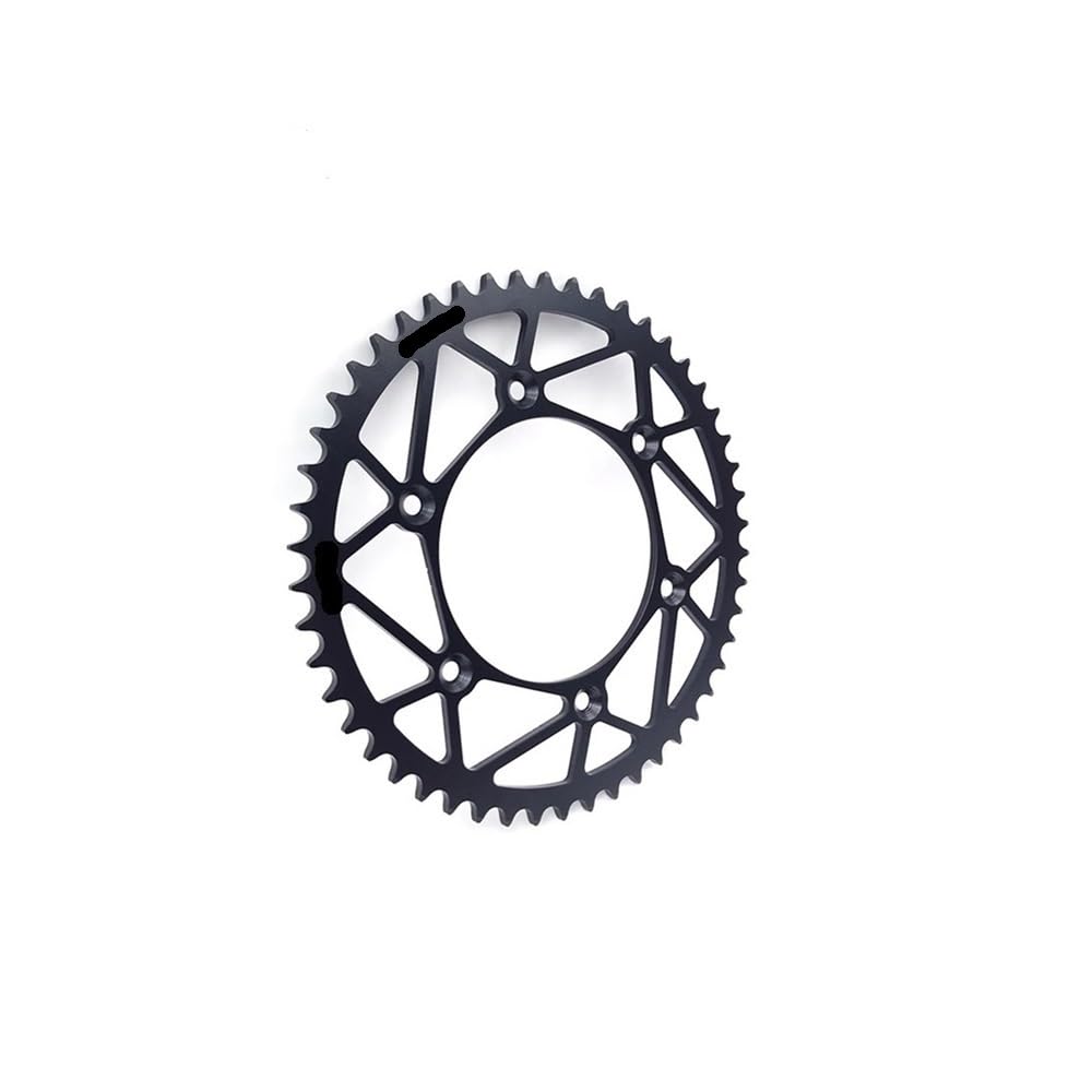 Piñón trasero de motocicleta 48T 50T 51T 52T piñón trasero de acero Cog 520 cadena apta for k Husq GAS Ho YA Kaw RM(KAWASAKI-50T-A4)