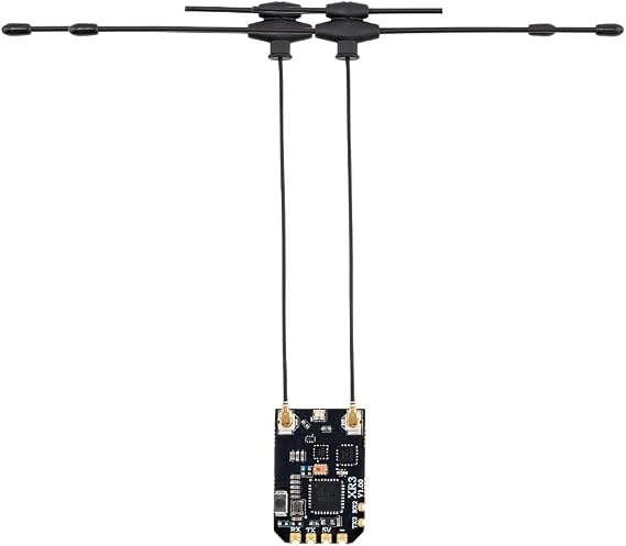 Radiomaster XR3 Dual-Band ExpressLRS Receiver (2 x Dual-Band Antenna) | 2.4GHz 900Mhz ,Nano Multi-Frequency