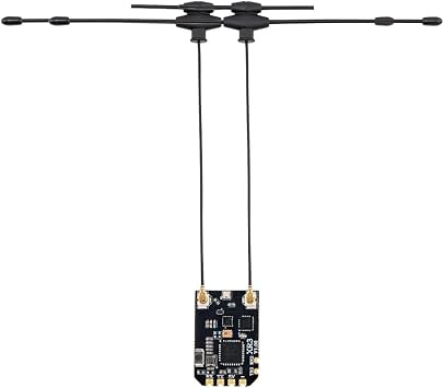Radiomaster XR3 Dual-Band ExpressLRS Receiver (2 x Dual-Band Antenna) | 2.4GHz 900Mhz ,Nano Multi-Frequency