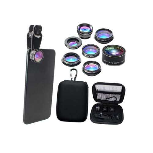 Téléphones portables objectif de caméra mobile fisheye 7 en 1