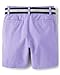 The Children's Place Boys' Belted Chino Shorts, Petal Purple, 5