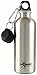 Cheeki 500ml 17oz Stainless Steel Water Bottle - Silver - BPA Free