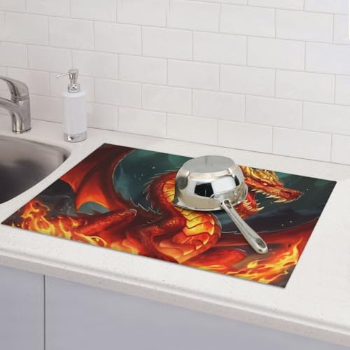 Dragon King In Fire H튣}bg Lb`JE^[p z}CNt@Co[pbh o[Vu \ ؂胉bN}bg 18C` x 24C` z[Lb`A_CjO[AItBXp