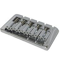 Precision 17mm Spacing: Designed for modern 5-string bass guitars requiring accurate 17mm string spacing. Chrome Finish: Durable, corrosion-resistant chrome plating offers a clean, professional look and long-term reliability. Hardtail & Through-Body ...