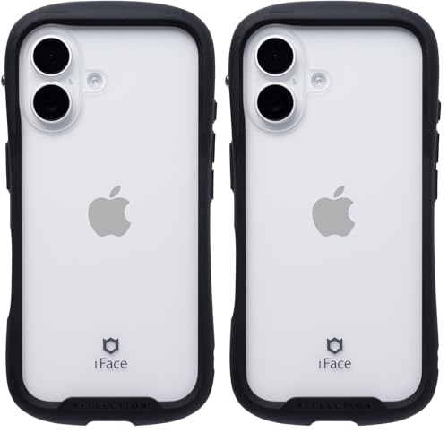 �yAmazon.co.jp ����ziFace Reflection iPhone 16 �P�[�X �N���A �����K���X (�u���b�N)�y�G�RPKG�z�y iphone16 �P�[�X �A�C�t�H��16 �J�o�[ �X�}�z�P�[�X ���� �ϏՌ� �X�g���b�v�z�[���t�� �N���A�P�[