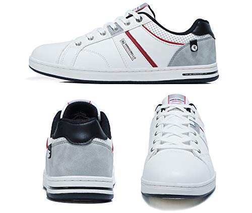 Image of ARRIGO BELLO Mens Casual Shoes Fashion Sneakers Breathable Comfort Classic Lace-Up Low Top Walking Shoes