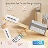 Gloryang Bluetooth Thermal Shipping Label Printer, 4X6 Inkless Label Machine for iOS, Android, Laptop, Wireless Printer for Small Business, Compatible with Amazon, UPS, Shopify, White