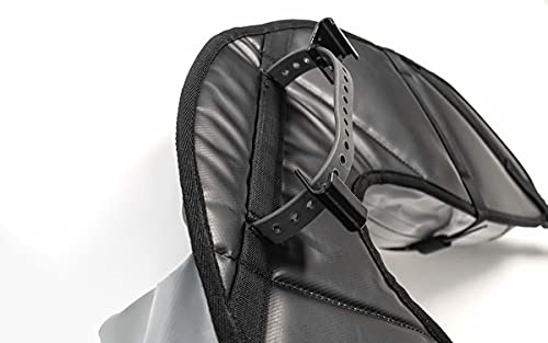 Giant Loop Mojavi Saddlebag, Gray Water-resistant Minimalist Motorcycle Storage Bag, Ideal for One or Two-Day Rides, Fits Any Dirt Bike, Enduro, Adventure & More