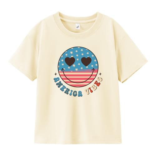 Image of Boys Constitution Day 250 Anniversary USA Shirt Independence Shirt 3-8T | for Kids Boys Girls Toddlers 3T-8T, 4th of July Dinos Flag Patriotic Tee, Independence Day