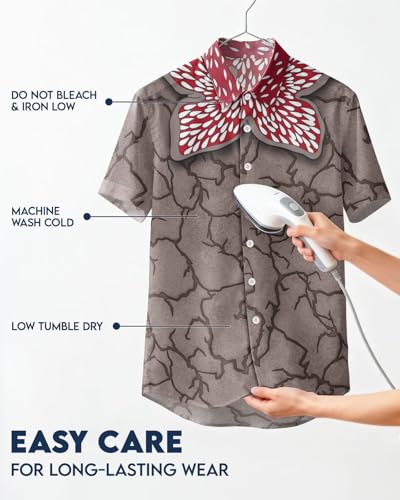 Image of 99TIMORO Fathers Funny Mens Hawaiian Shirt, Movie Button Down Short Sleeve Top, Father Day Summer Gifts
