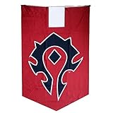 bandera horda 96 x 64 cm Bandera de la Horda de la Alianza Bandera Dacron Azul Decoración del Hogar Cosplay Accesorio Cos Prop