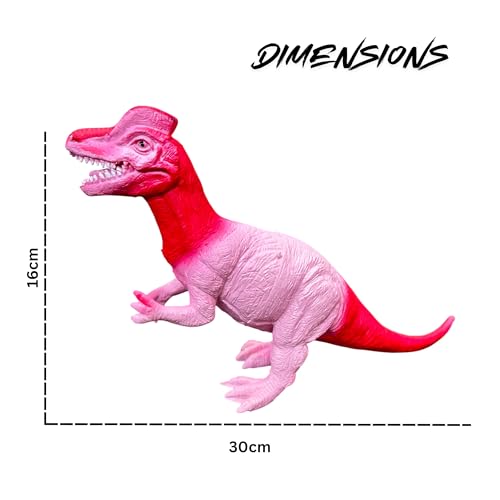 Image of ZESTHOME Big T-Rex Dinosaur Toy Set for Kids with Eggs, Rocks & Tree | Realistic Jurassic Dino Figure Playset | BPA-Free Non-Toxic Educational Gift Toy for Boys & Girls Age 3+