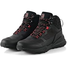 RIDEIRON Waterproof Motorcycle Shoes, CE Certified, Anti-Slip Casual Motorcycle Riding Boots with Ankle Support, Shift Pad 10.5