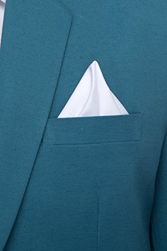 Image of FAVOROSKI Designer Men's Slim Fit Notched Lapel Single Breasted Solid Blazer, Turkish Green