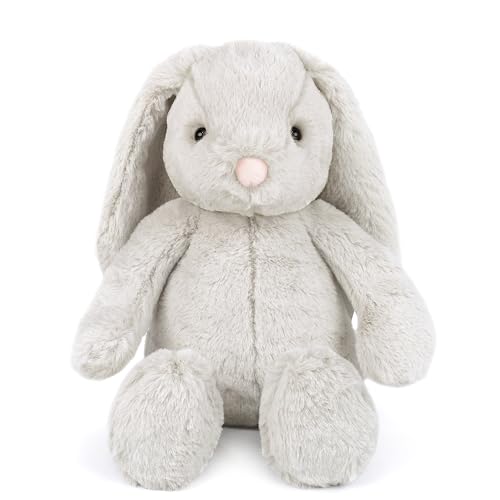 Lapin en peluche Sterling MON AMI de 30,5 cm pour l'éveil et le confort des bébés