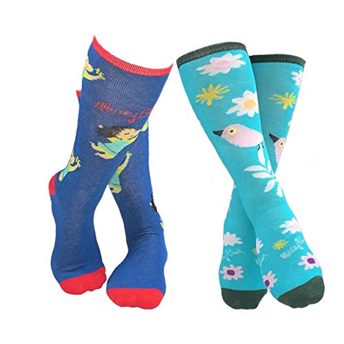 Kids' Girls Mary Blair Adorable Knee High Cotton Kids Set of Gift Box3