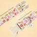 ARING PET Sommer Hundehalsband, Hundehalsband mit Bunten Blumen Bedruckt, Baumwolle Blume Halsband mit Quick Release Kunststoffschnalle für Jungen und Mädchen Hunde