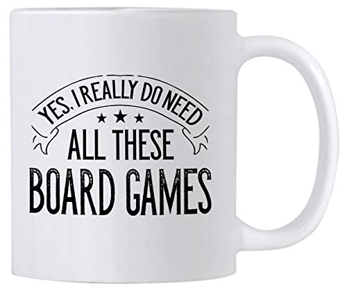 Casitika Funny Board Games Coffee Mugs. 11 oz Game Player